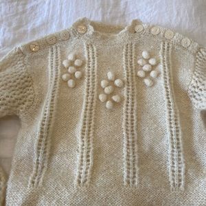 Loveshack fancy cream sweater (never worn)